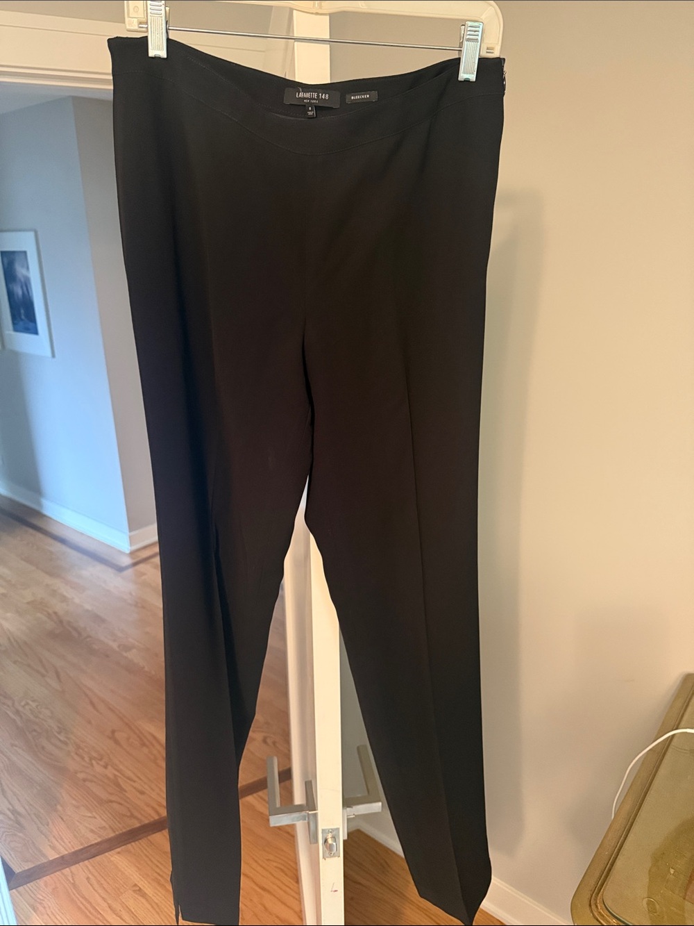 Lafayette 148 New York Black Slim Stretch Skinny Pants